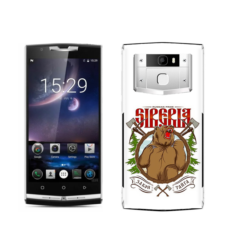 

Чехол MyPads Tocco для Oukitel K10000 Pro Тайга, Прозрачный, Tocco