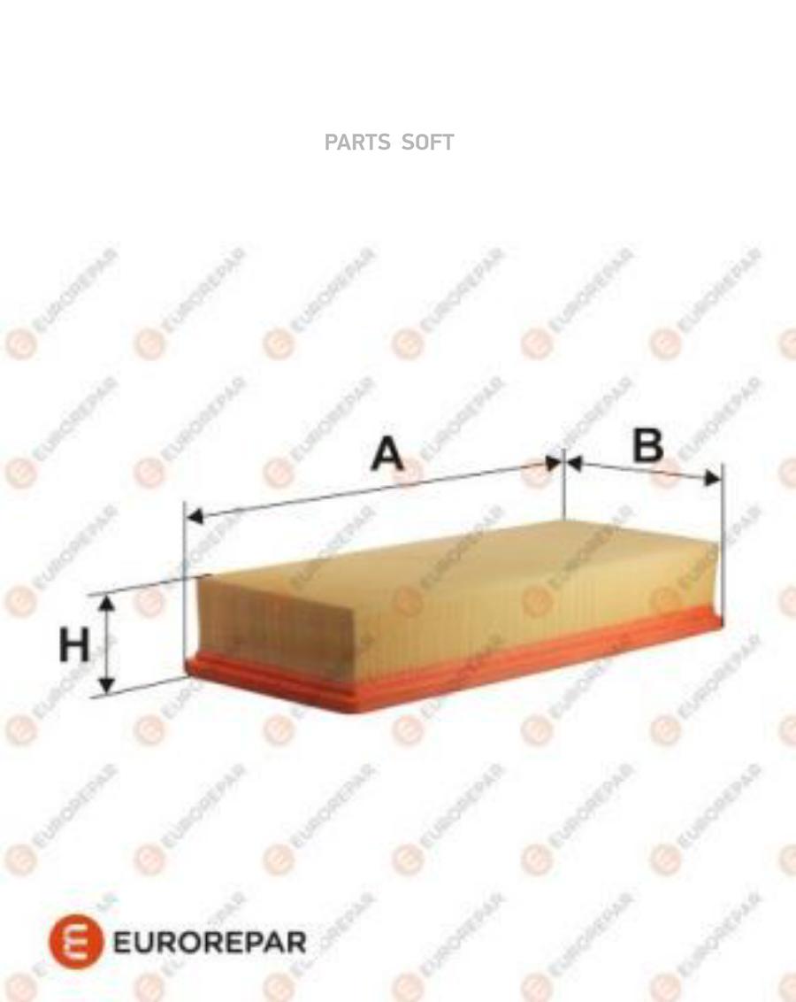 

EUROREPAR 1612889480 Фильтр воздушный