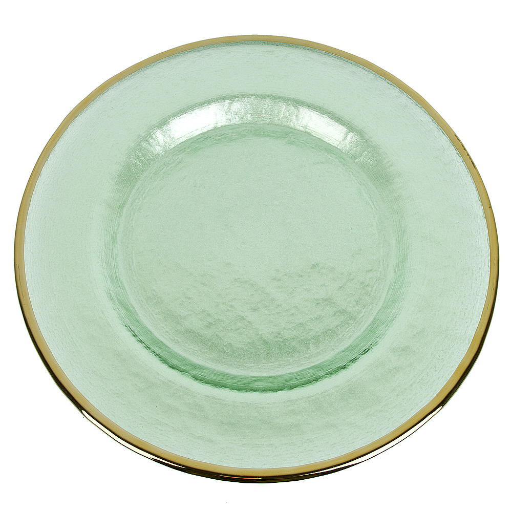 

Блюдо сервировочное Crystallite (мятное) d=33 см h=2,5 см (стекло) KENG-9903621