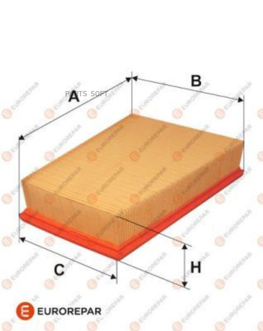 

EUROREPAR 1612866880 Фильтр воздушный
