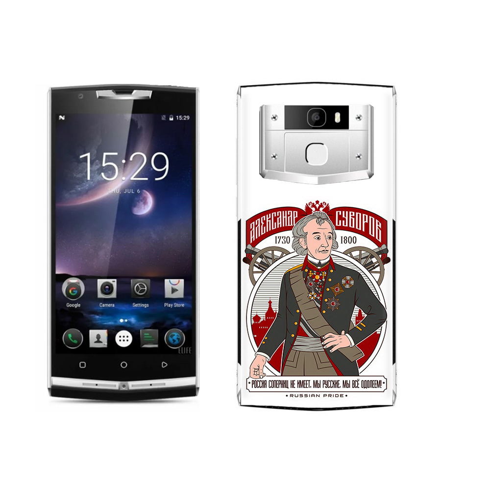 

Чехол MyPads Tocco для Oukitel K10000 Pro Суворов, Прозрачный, Tocco