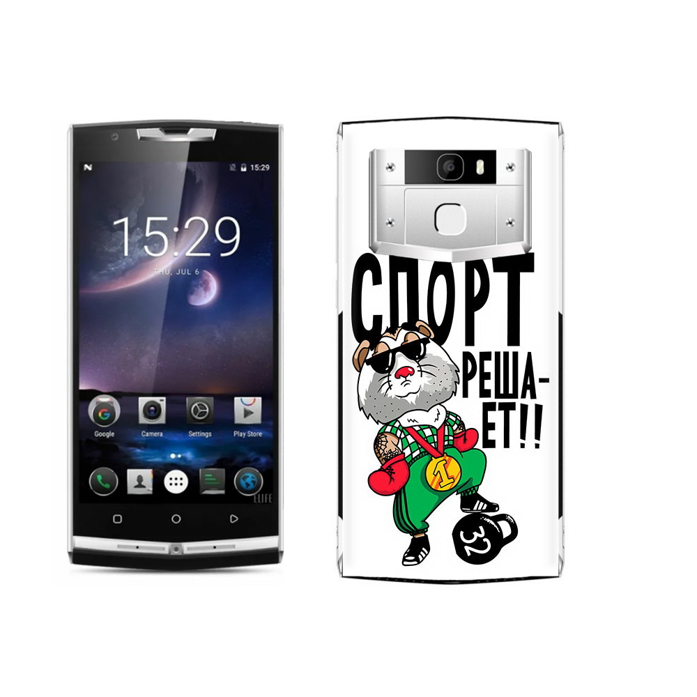 

Чехол MyPads Tocco для Oukitel K10000 Pro Спорт решает, Прозрачный, Tocco