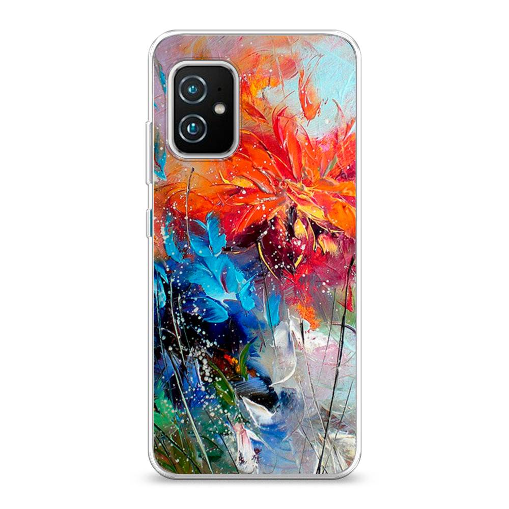 

Чехол Case Place 44450-4 для Asus Zenfone 8 "Абстрактные цветы", 44450-4