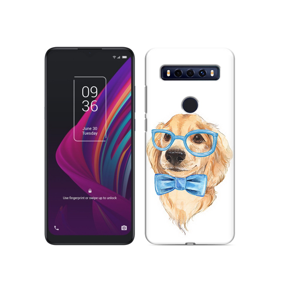 

Чехол MyPads Tocco для TCL 10 SE Собака интеллигент, Прозрачный, Tocco