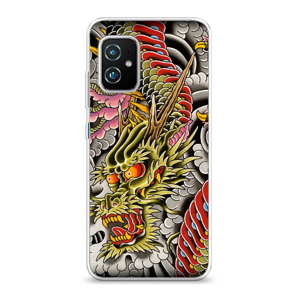 

Чехол Case Place 44450-4 для Asus Zenfone 8 "Японский дракон", 44450-4