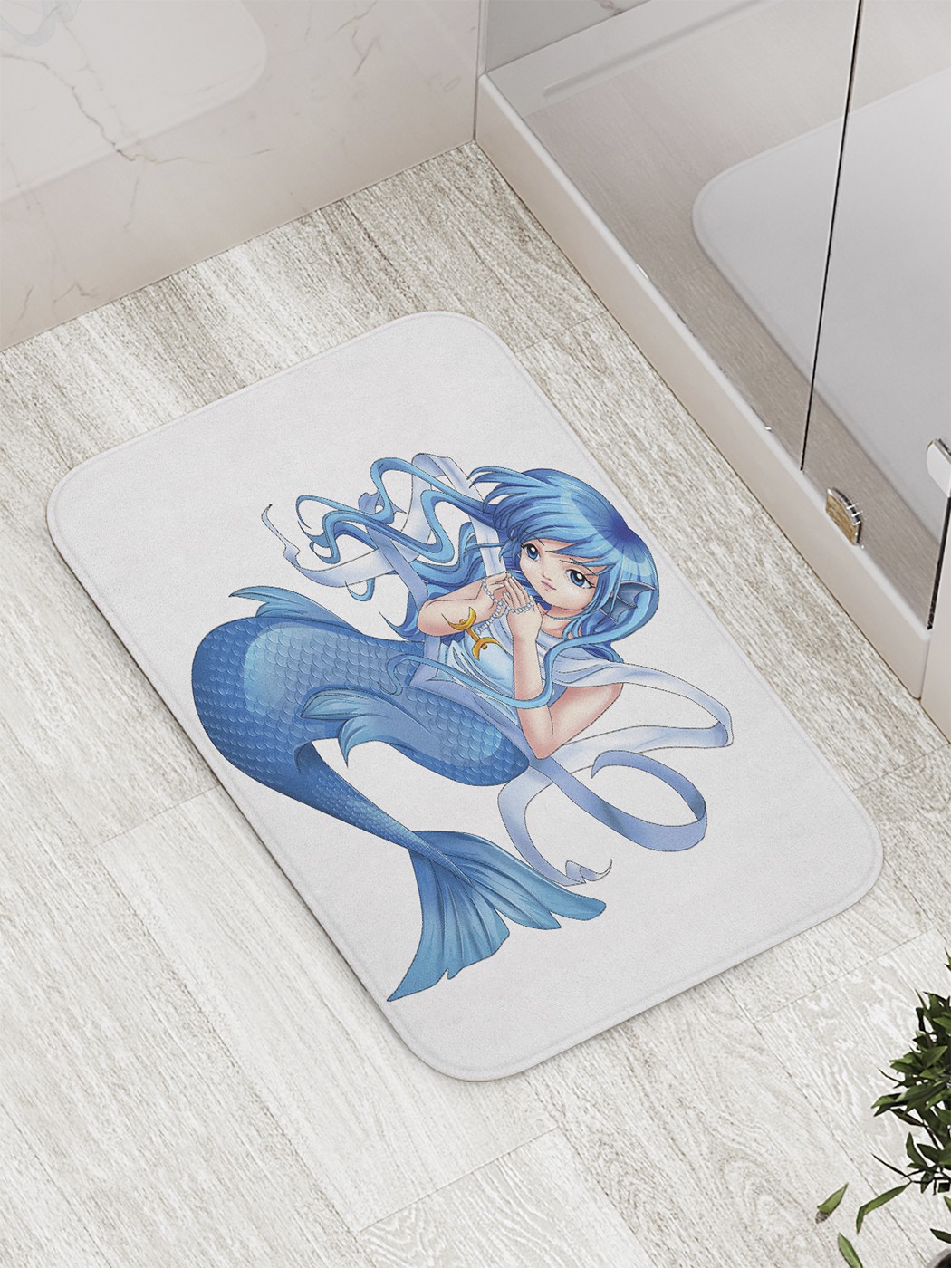 

bath_61817 Коврик противоскользящий для ванной, сауны, бассейна, 77х52 см