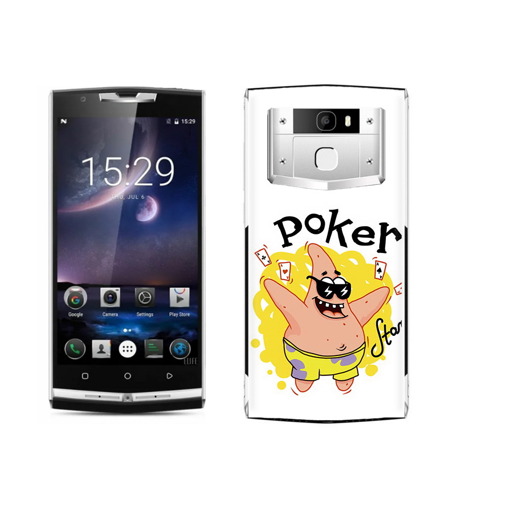 

Чехол MyPads Tocco для Oukitel K10000 Pro Патрик, Прозрачный, Tocco