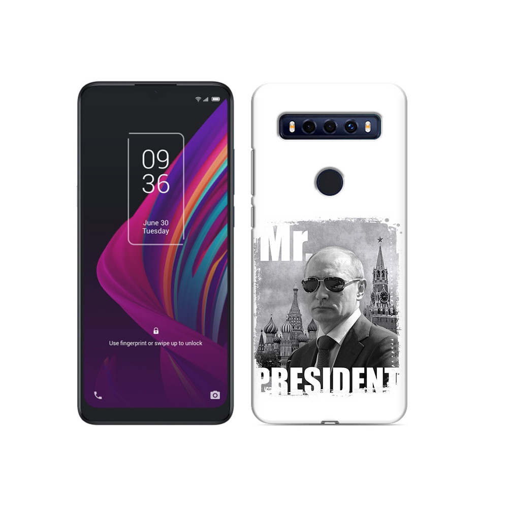 

Чехол MyPads Tocco для TCL 10 SE Путин, Прозрачный, Tocco