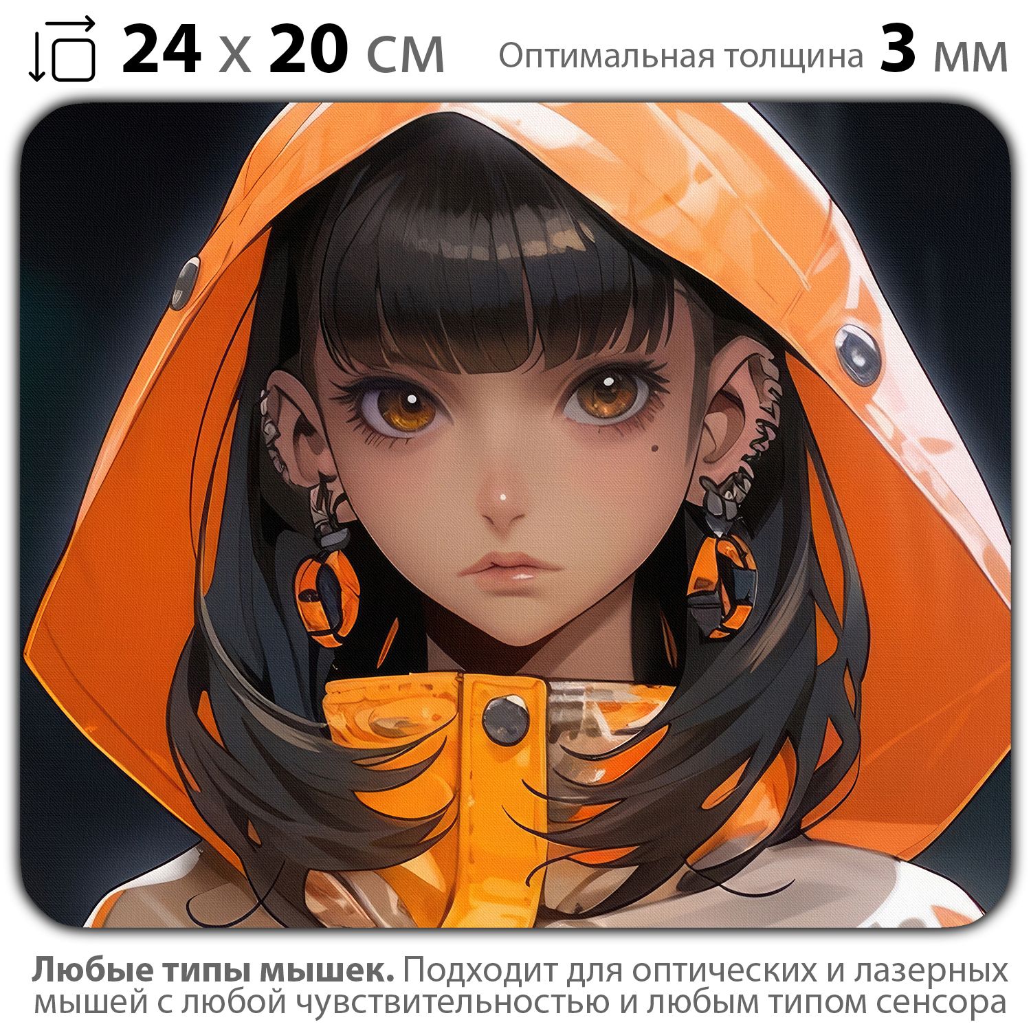 

Коврик для мыши NoBrand PAD03000877