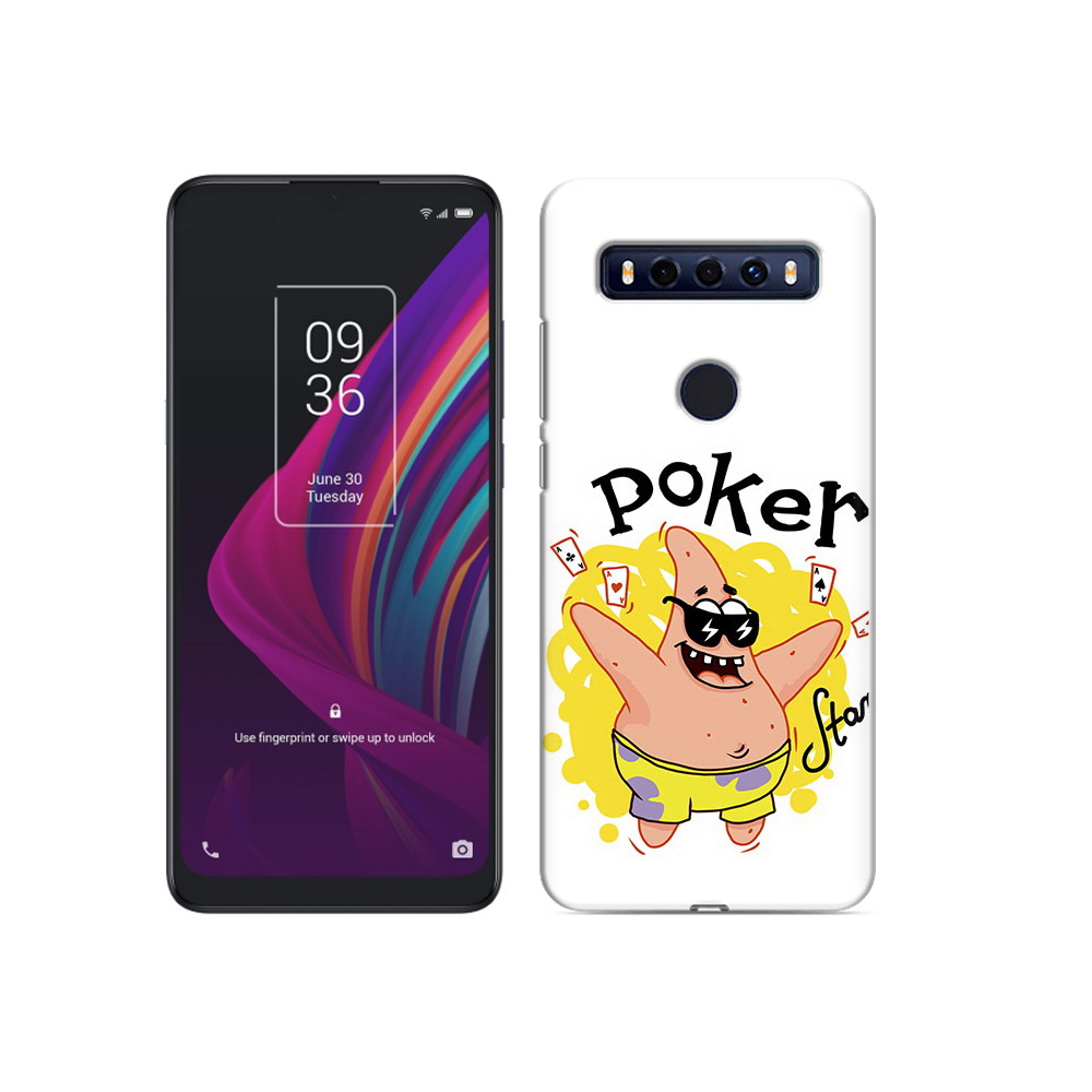 

Чехол MyPads Tocco для TCL 10 SE Патрик, Прозрачный, Tocco
