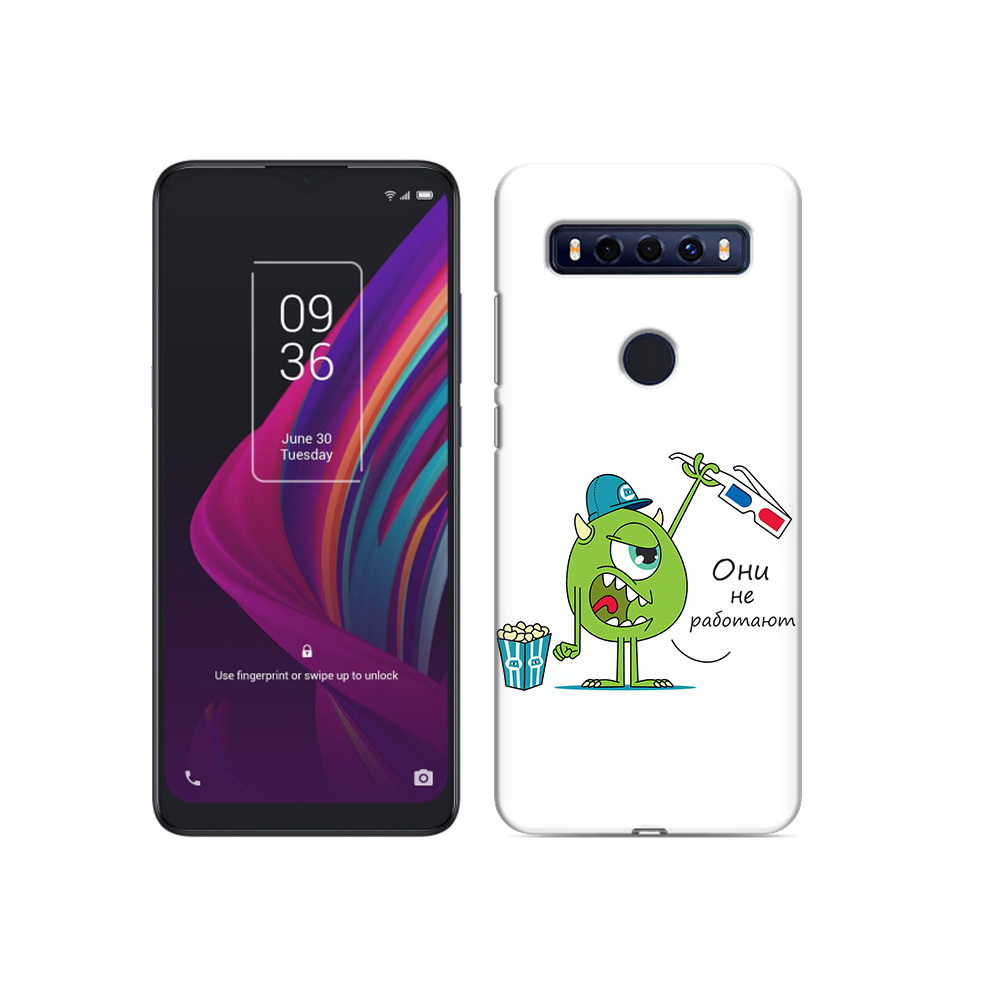 

Чехол MyPads Tocco для TCL 10 SE Очки не работают, Прозрачный, Tocco