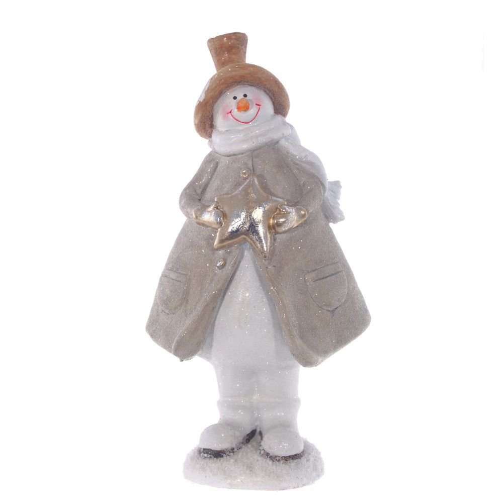 

Фигурка декоративная Снеговик, 12,5*10*24,5 см KSM-752324