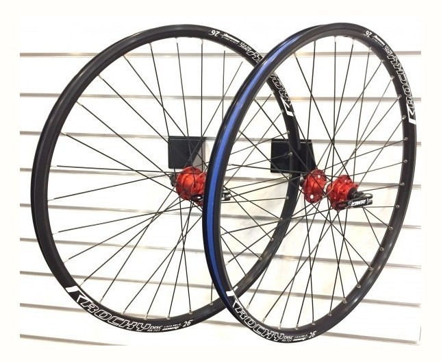 Колеса комплект 27,5” Remerx“ROCKY DISC”, 584x22, обод двойной, 32 спицы, под эксцентрик