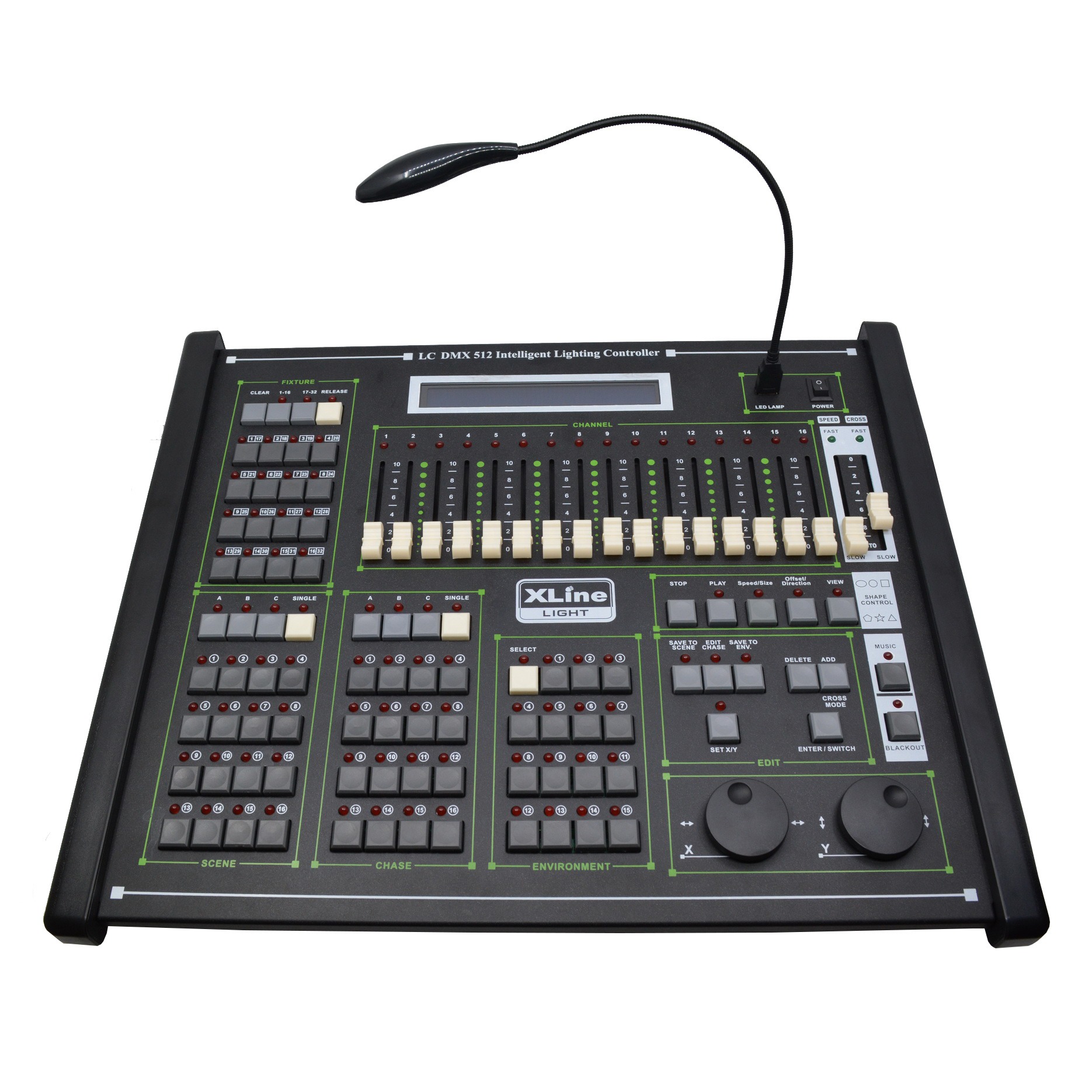 

DMX контроллер Xline Light LC DMX-512, Light LC DMX-512
