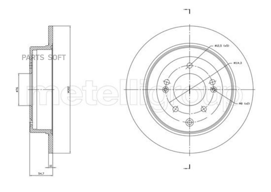 

Диск Тормозной METELLI 231820C