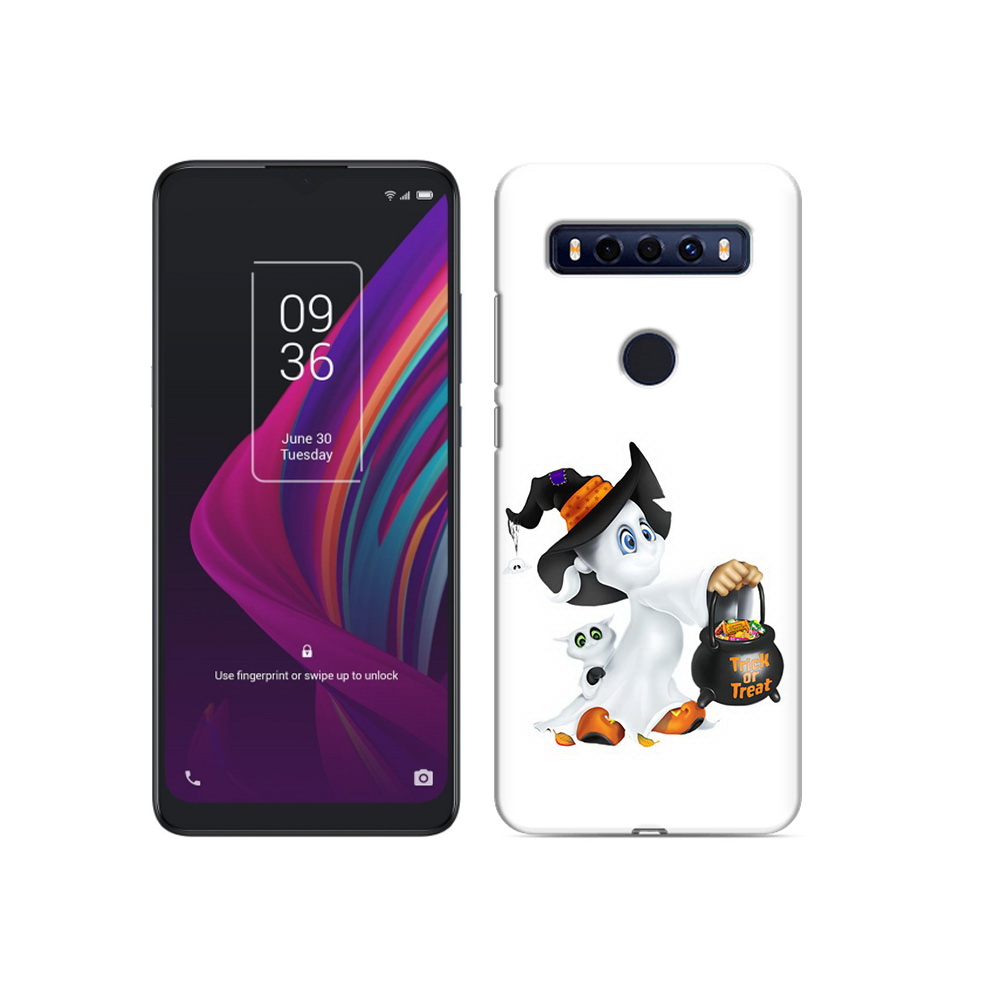 

Чехол MyPads Tocco для TCL 10 SE Маленький призрак, Прозрачный, Tocco
