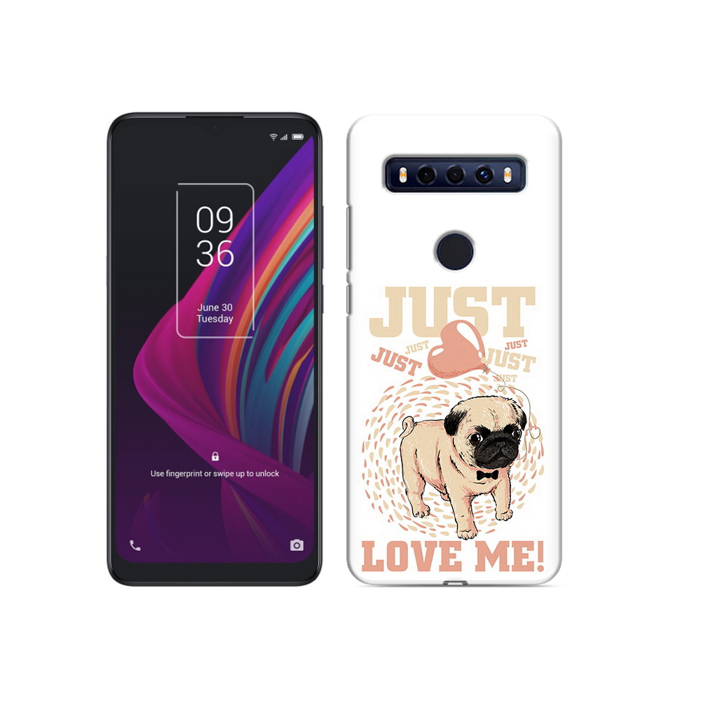 

Чехол MyPads Tocco для TCL 10 SE Люби меня, Прозрачный, Tocco