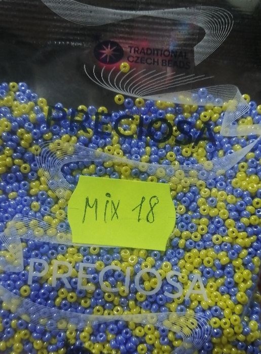 

PRECIOSA 10/0, Mix 18, упаковка 50 г, Разноцветный, 10/0, Mix 18, упаковка 50 г