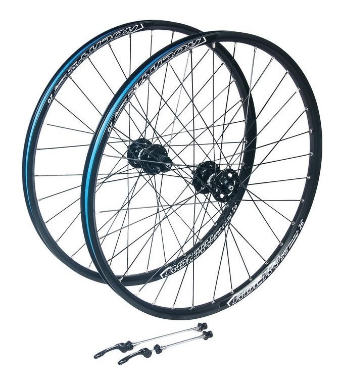 

Колеса комплект 26” Remerx, “ROCKY DISC” 559x22, обод двойной, 32 спицы, под эксцентрик, п
