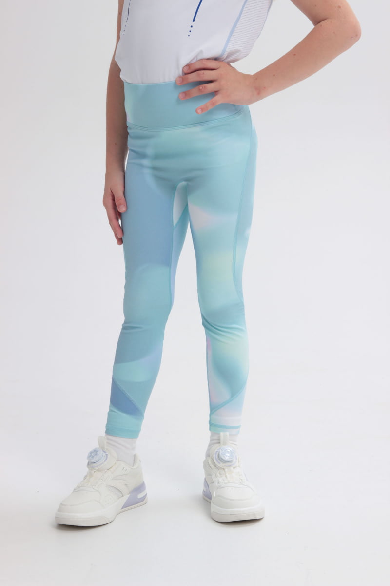 

Леггинсы детские Anta Gymnastics lycra, голубой, 128, Gymnastics lycra