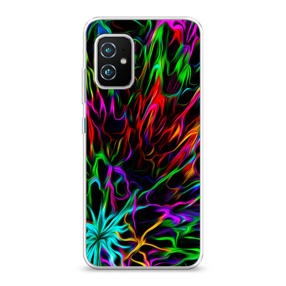 

Чехол Case Place 44450-3 для Asus Zenfone 8 "Разноцветные разводы", 44450-3