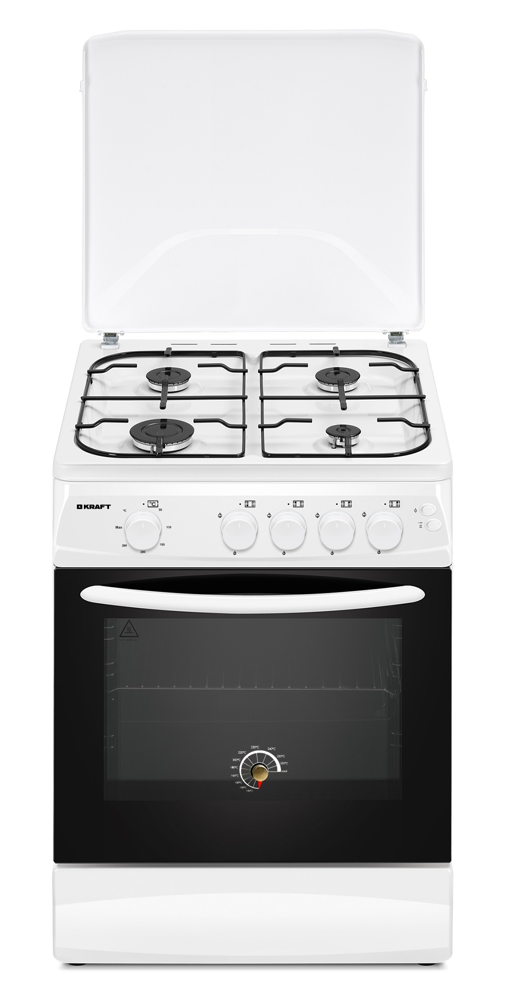 

Газовая плита KRAFT KF-FSK6403AGW белый, KF-FSK6403AGW