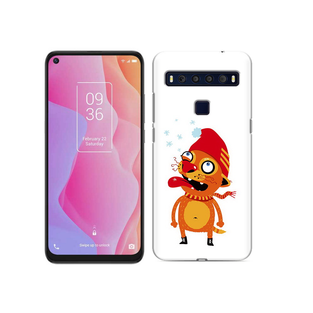 

Чехол MyPads Tocco для TCL 10L Зимний кот, Прозрачный, Tocco