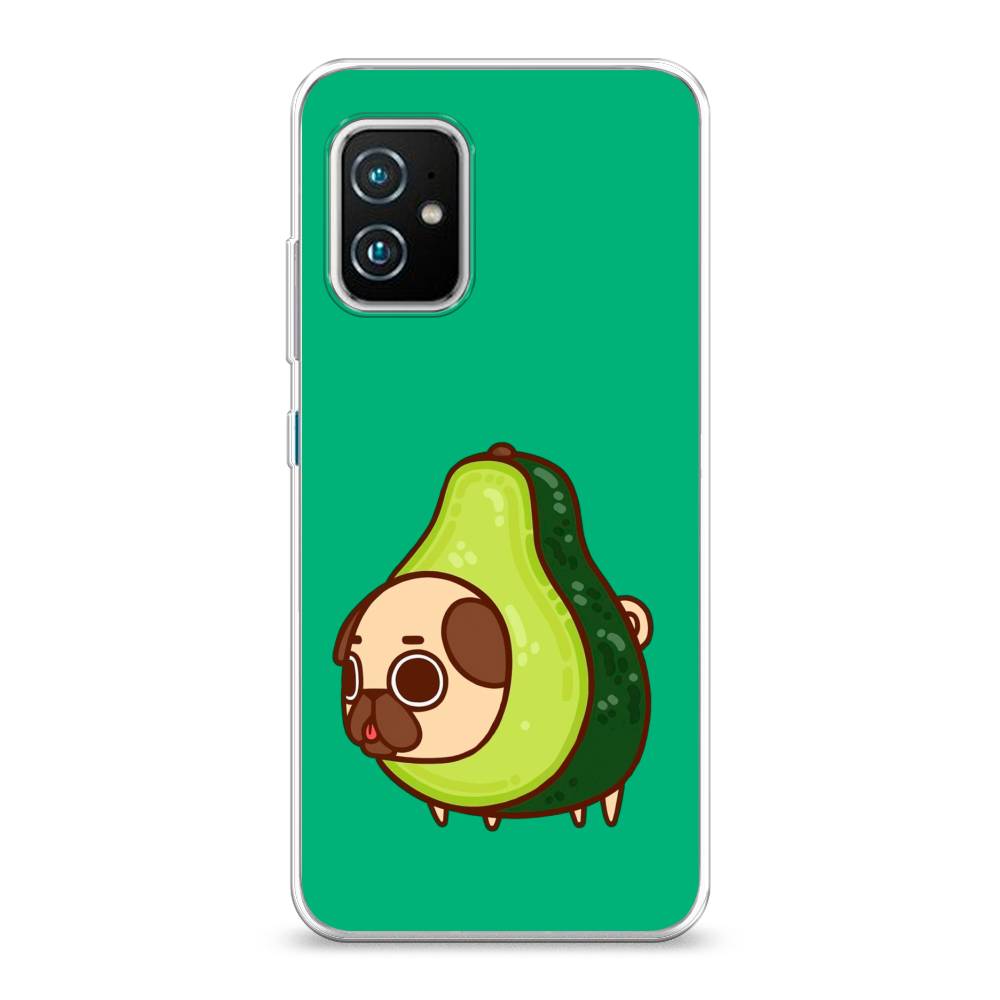 

Чехол Case Place 44450-1 для Asus Zenfone 8 "Мопс авокадик", 44450-1