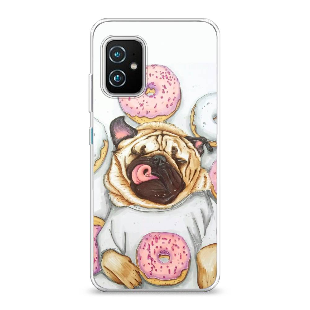 

Чехол Case Place 44450-1 для Asus Zenfone 8 "Счастливый мопс", 44450-1