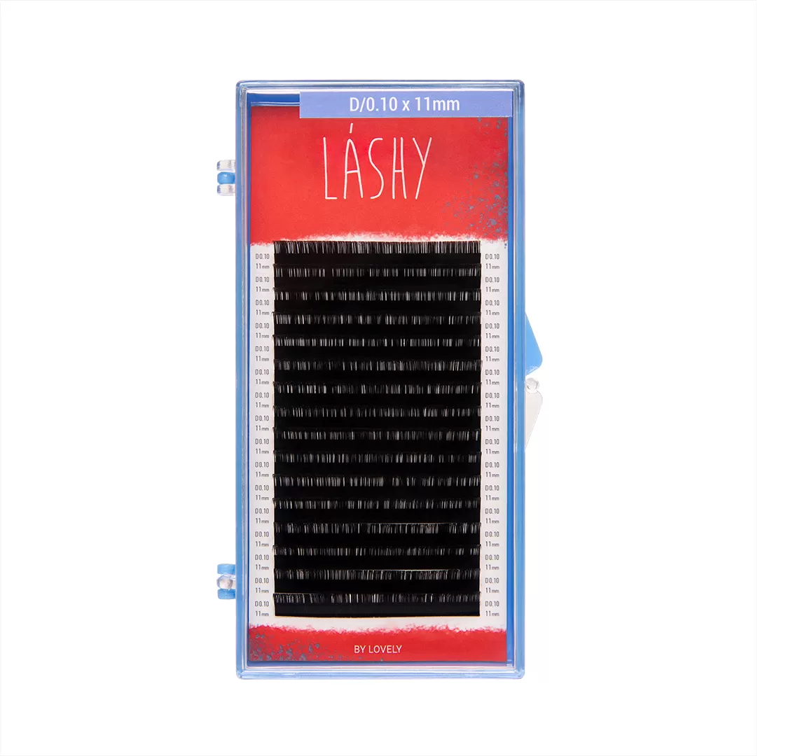 

Ресницы Lashy Lovely чёрные 16 линий L 0.10 10 мм, Черный, 4627201824363