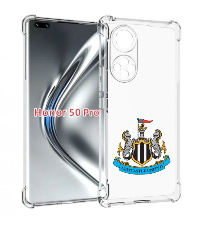 

Чехол бампер MyPads фк ньюкасл для Honor 50 Pro/Nova 9 Pr, Прозрачный, Tocco