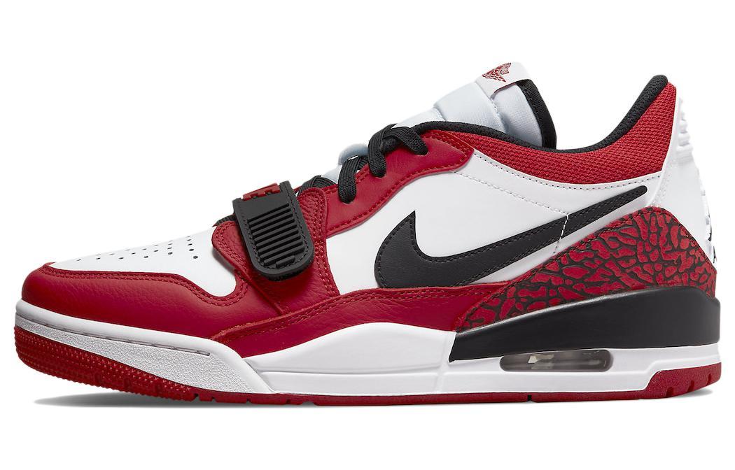 

Кеды унисекс Jordan Jordan Legacy 312 low chicago красные 45 EU, Красный, Jordan Legacy 312 low chicago