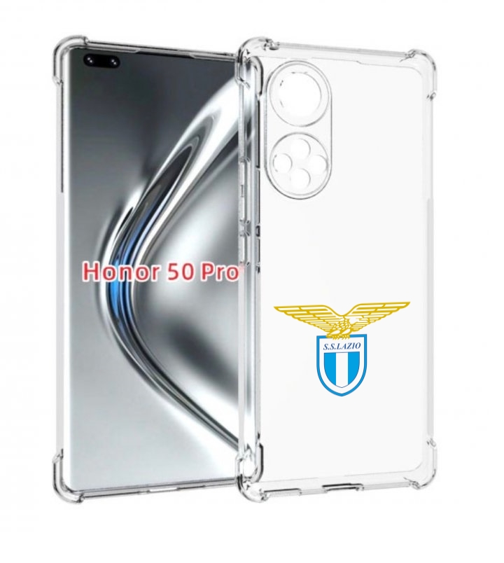

Чехол бампер MyPads фк лацио для Honor 50 Pro/Nova 9 Pro, Прозрачный, Tocco