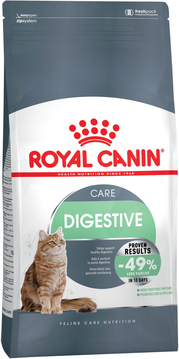 

Сухой корм для кошек ROYAL CANIN Digestive Care, при чувствительном пищеварении, 2кг, Feline Care Nutrition Digestive