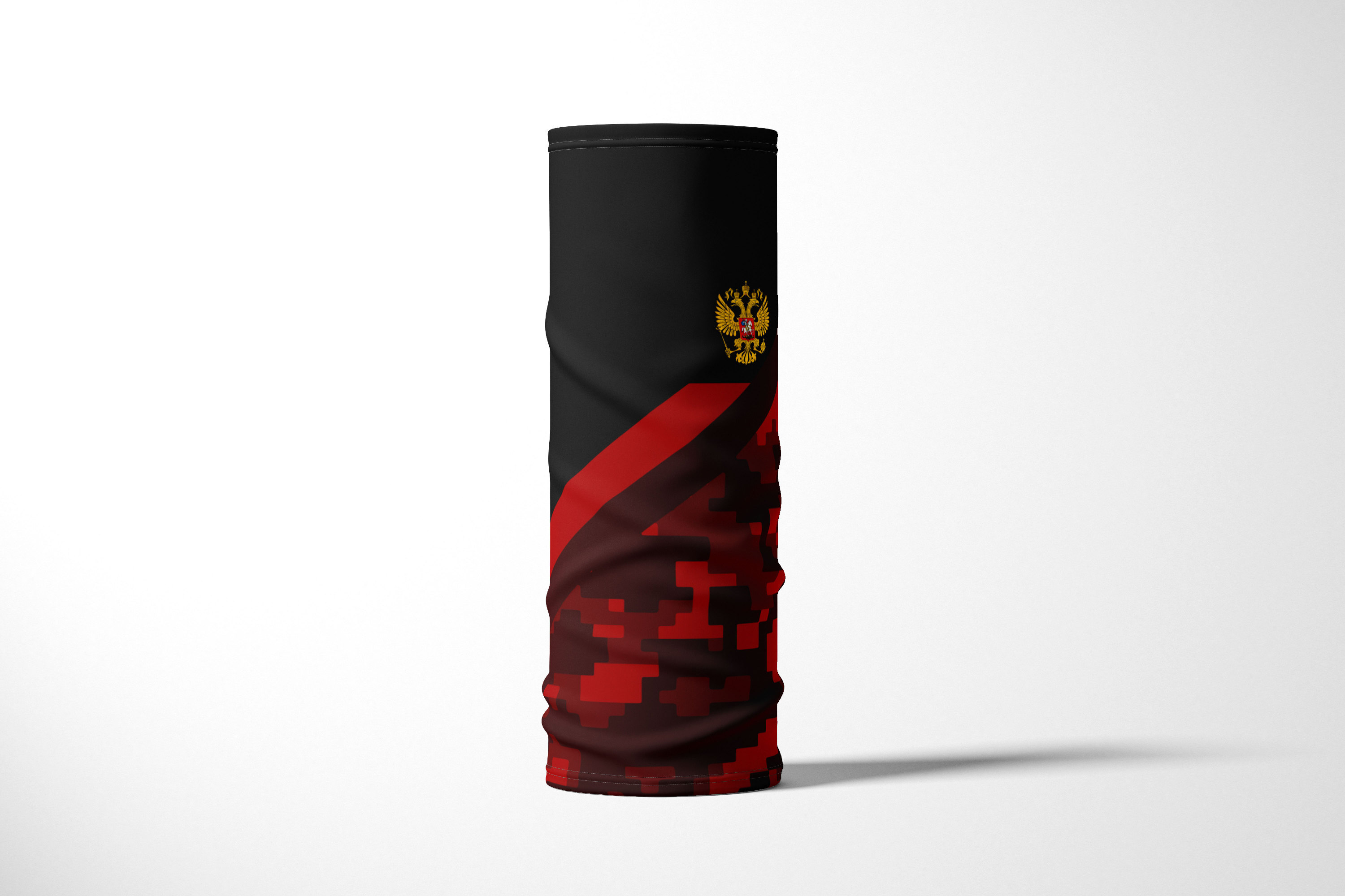 

Бандана / Бафф / Снуд-трансформер / Патриотичные / Я Русский RUSSIA Black Collection, Черный;красный, BBuffVM_VM1397759