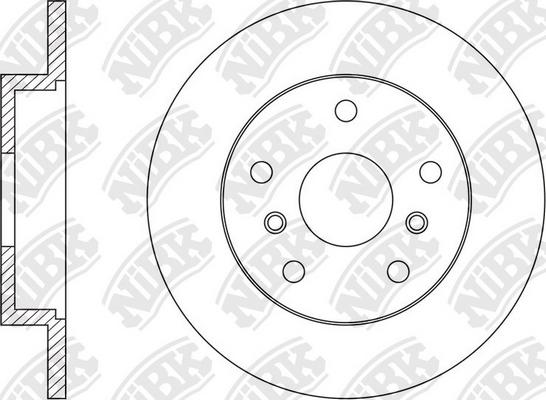 

Тормозной диск NiBK RN1570