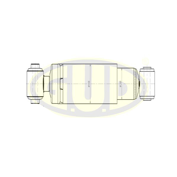 Gsa343308 G.U.D Амортизатор Opl Zafira 1.6-2.0di 99- Зад, Китай G.U.D арт. GSA343308