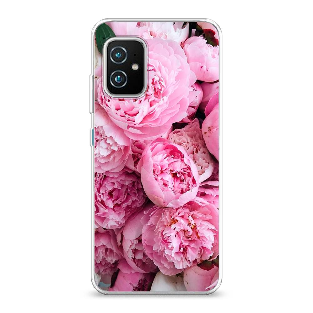 

Чехол Case Place 44450-2 для Asus Zenfone 8 "Розовые пионы", 44450-2