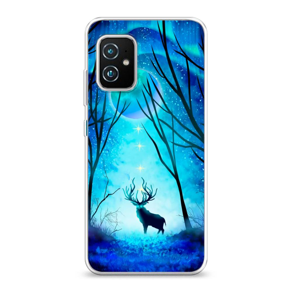 

Чехол Case Place 44450-1 для Asus Zenfone 8 "Олень северное сияние", 44450-1