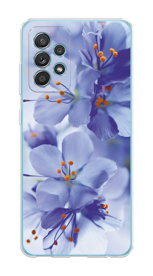 

Чехол на Samsung Galaxy A52/A52s "Фиолетовые цветки", Фиолетовый;синий, 2106550-1