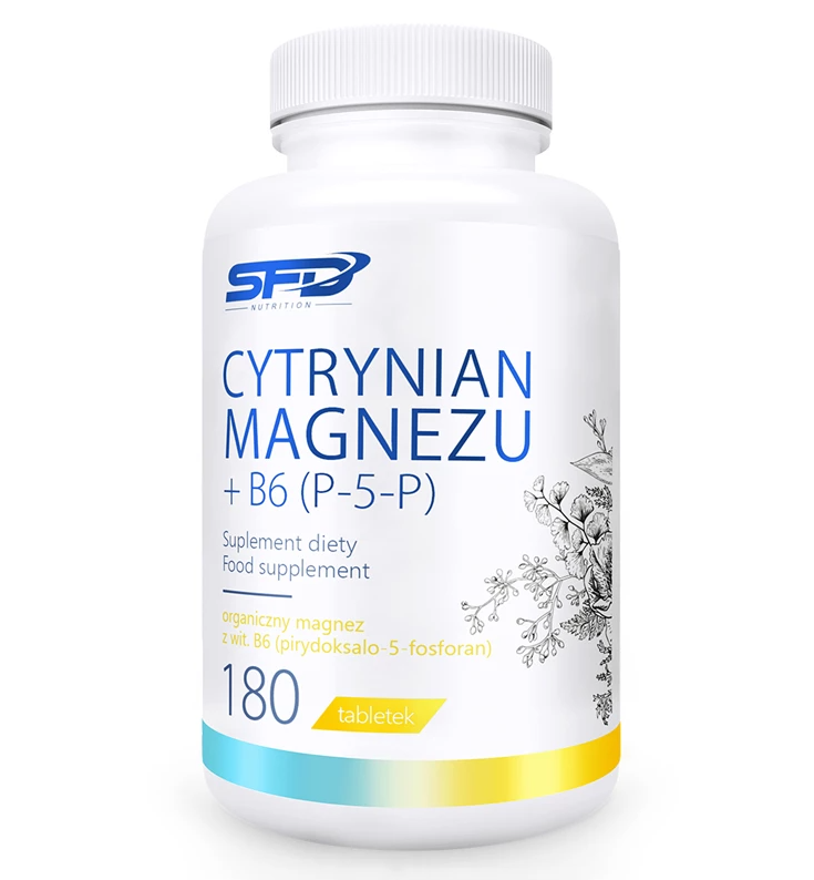 

Cytryninan Magnezu +B6 SFD таблетки 180, Cytryninan Magnezu +B6, 180 таблеток