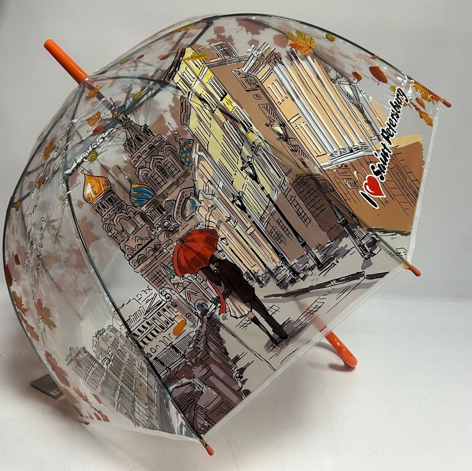 

Зонт женский Galaxy of Umbrellas С-540/539 прозрачный, С-540/539