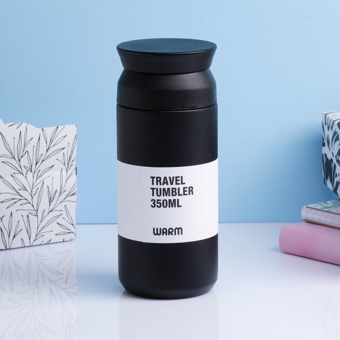 

Термос, серия: Мини, Traveler, 350 мл, сохраняет тепло 8 ч, 6.5 х 16.5 см, микс