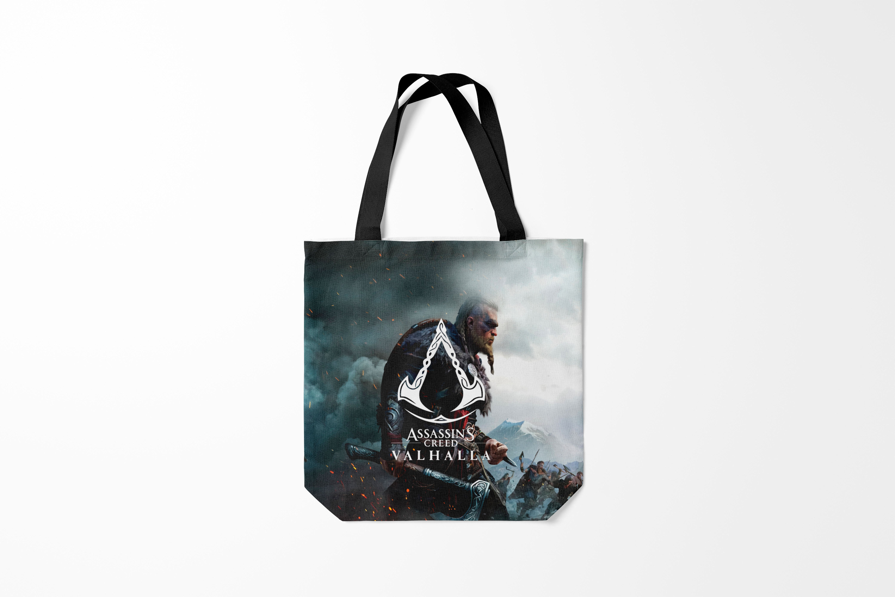 

Сумка шoппер унисекс Burnettie ASSASSINS CREED VALHALLA, зеленый, ASSASSINS CREED VALHALLA