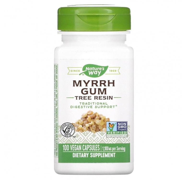 

Myrrh Gum Natures Way капсулы 100 шт., Myrrh Gum 100 vcaps