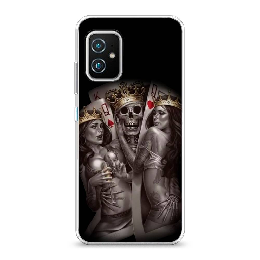

Чехол Case Place 44450-6 для Asus Zenfone 8 "Карты король и королевы", 44450-6
