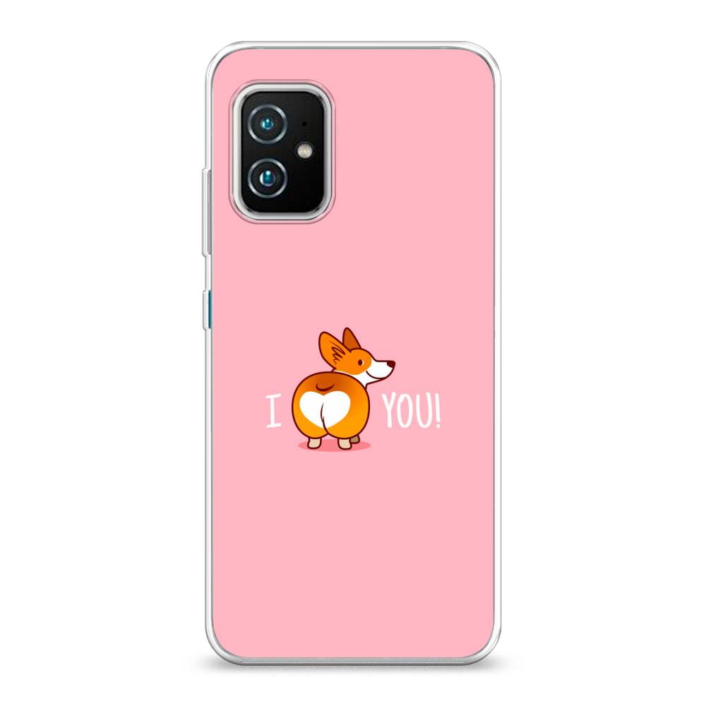 

Чехол Case Place 44450-1 для Asus Zenfone 8 "Корги I love you", 44450-1