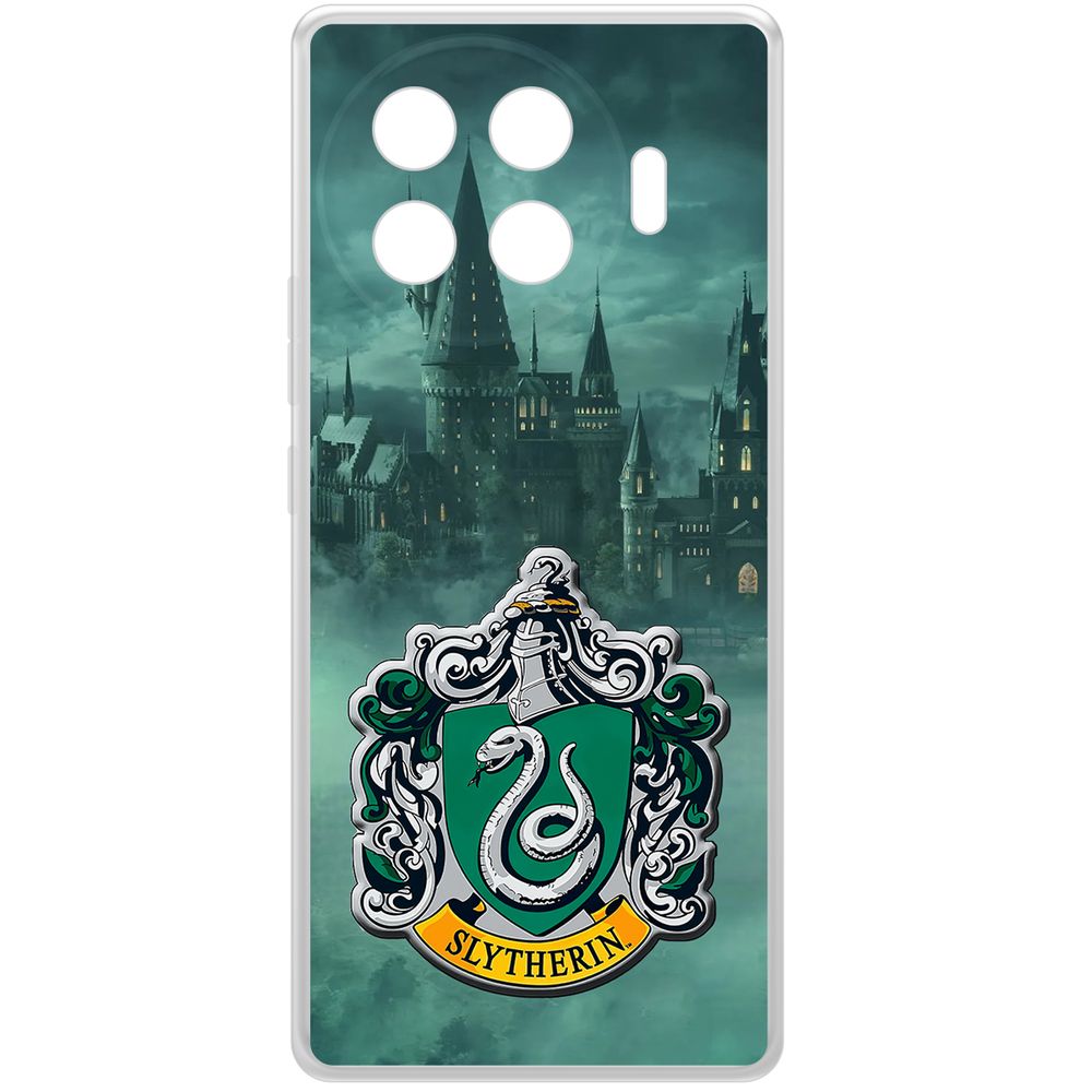 

Чехол-накладка Krutoff Clear Case Гарри Поттер. Слизерин для TECNO Spark 20 Pro+, Прозрачный