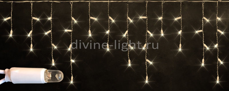 

Световая бахрома Rich LED RL-i3*0.5F-RW/WW 3x0,5 м белый теплый