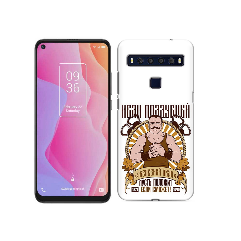 

Чехол MyPads Tocco для TCL 10L Железный Иван, Прозрачный, Tocco